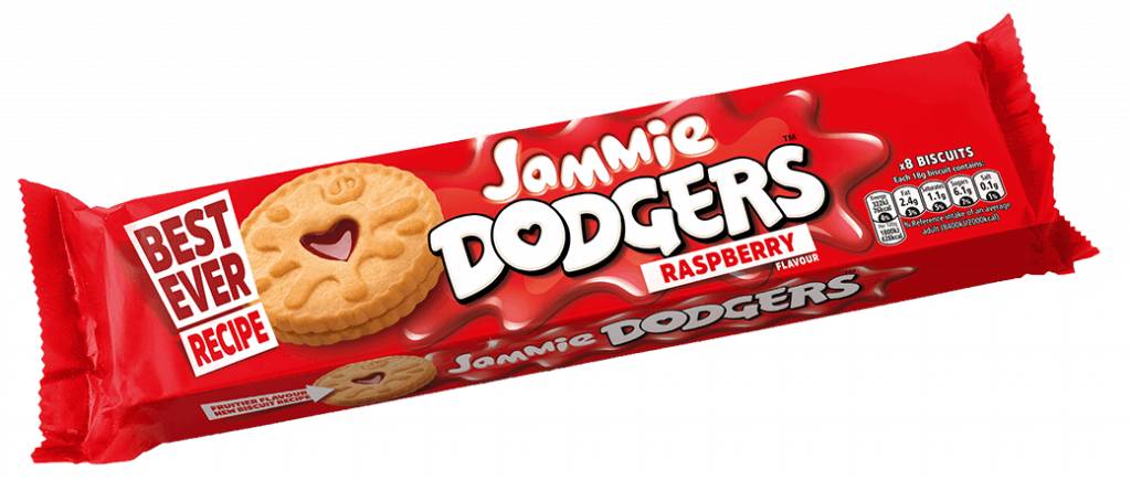Jammie Dodgers Raspberry Flavour Biscuits 140g | High Quality Chocolate & Sweets Online - Product Image Jammie Dodgers Raspberry Flavour Biscuits 140g | High Quality Chocolate & Sweets Online - Product Image